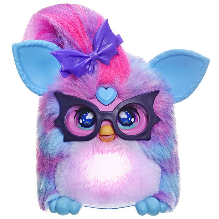 Furby Vibes Blue Raspberry, interactive electronic plush toy for girls and boys, ages 6 and up