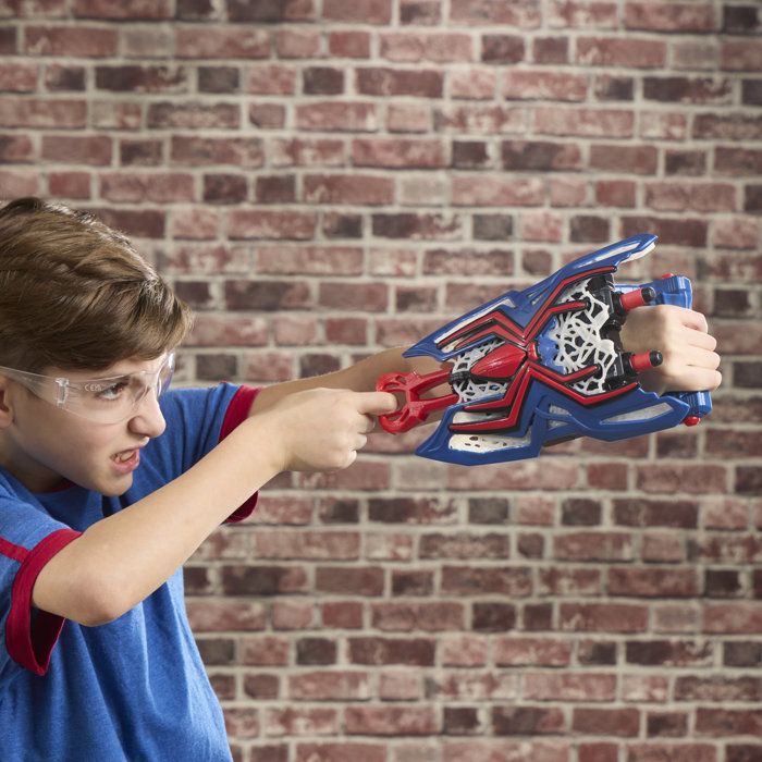 Spider-Man Web-Shooter Nerf Blaster, superhero role-play toy, Marvel Studios Spider-Man: Brand New Day, ages 5 and up