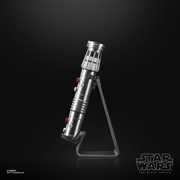 Sabre laser de Maul, Sabre électronique premium Force FX Elite avec LED et effets sonores premium, Star Wars The Black Series, des 1