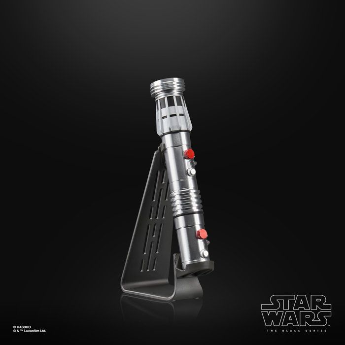 Sabre laser de Maul, Sabre électronique premium Force FX Elite avec LED et effets sonores premium, Star Wars The Black Series, des 1