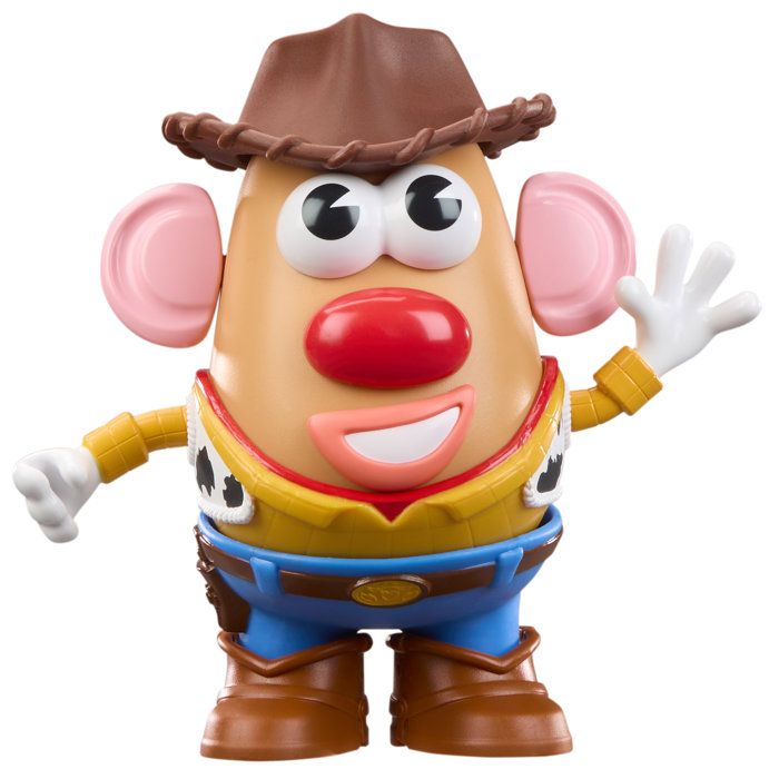 Potato Head Toy Story Woody the Potato, set includes 1 potato body and 12 accessories, preschool toys, ages 2 and up