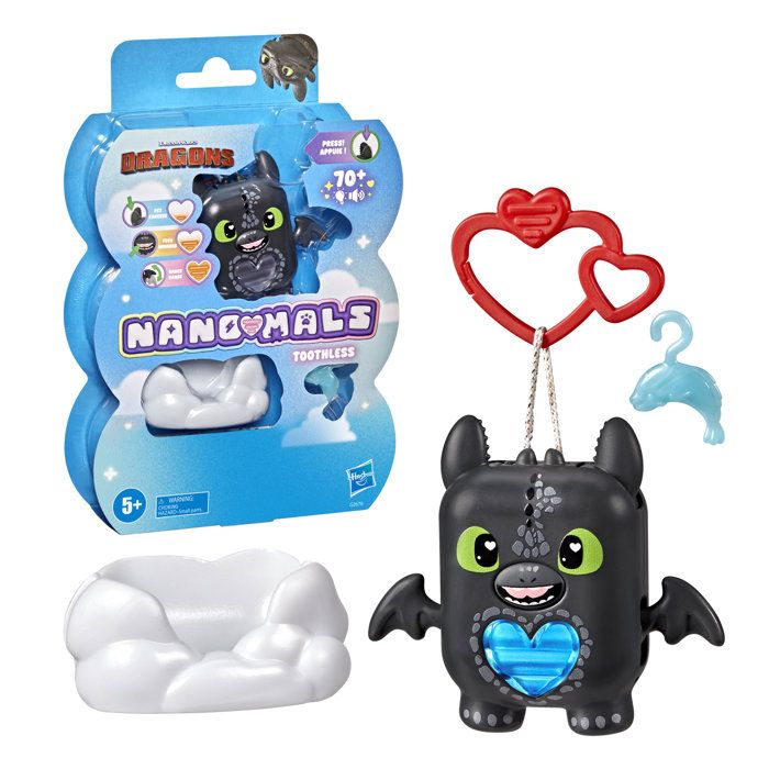 Nano-Mals Dragons Hiccup, electronic companion, over 70 reactions, for children ages 5 and up