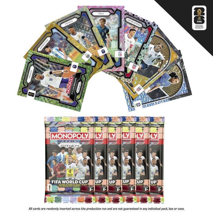Panini Prizm Monopoly Trading Card Booster Pack: FIFA World Cup