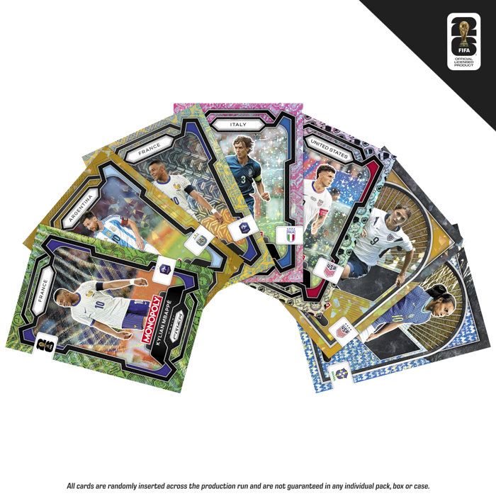 Panini Prizm Monopoly Trading Card Booster Pack: FIFA World Cup