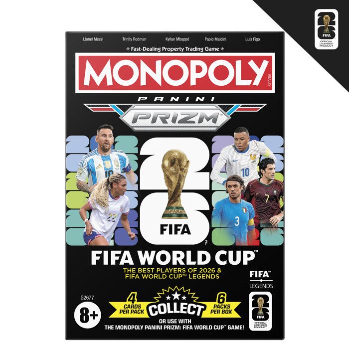 Panini Prizm Monopoly Trading Card Booster Pack: FIFA World Cup