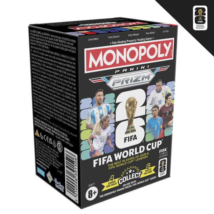 Panini Prizm Monopoly Trading Card Booster Pack: FIFA World Cup
