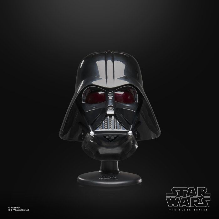 Mini casque de Dark Vador, piece de collection premium a l'échelle 15 cm, Star Wars : Un nouvel espoir, Star Wars The Black Series,