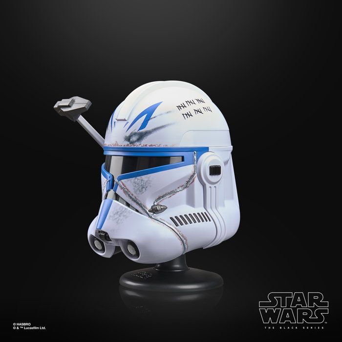 Star Wars The Black Series, Mini casque du capitaine Rex, piece de collection premium a l'échelle 15 cm, Star Wars: The Clone Wars,