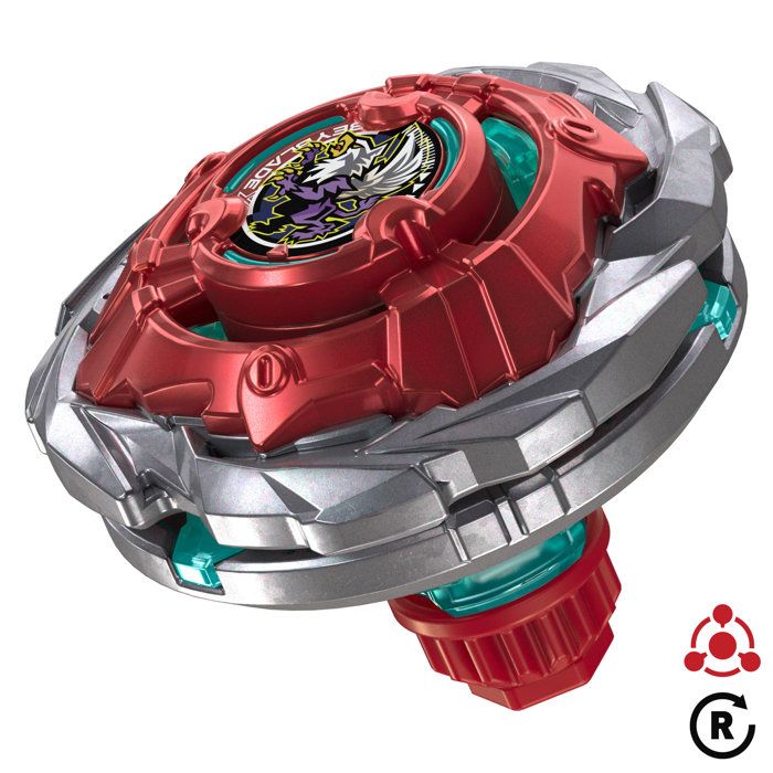 Beyblade X Starter Pack Rocket Griffon H UX Infinity, Takara Tomy balance-type spinning top and launcher, competition spinning tops, set of 8