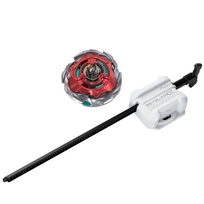 Beyblade X Starter Pack Rocket Griffon H UX Infinity, Takara Tomy balance-type spinning top and launcher, competition spinning tops, set of 8