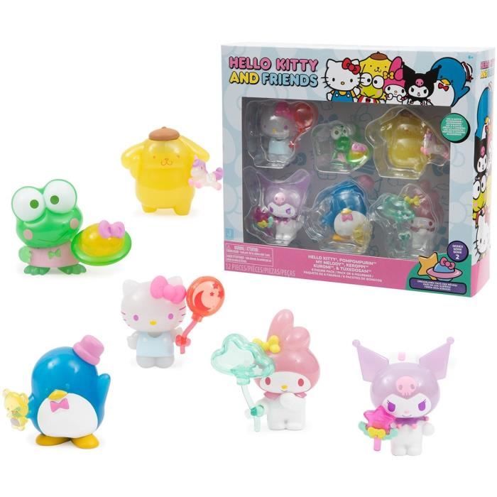 Box of 6 figurines - GPTOYS - HELLO KITTY - HKT11 - Collection - 5 cm - From 6 years old