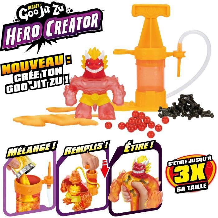 Hero Creator Blazagon 11cm Figure - HERoeS OF GOO JIT ZU - Custom Texture Creation Kit