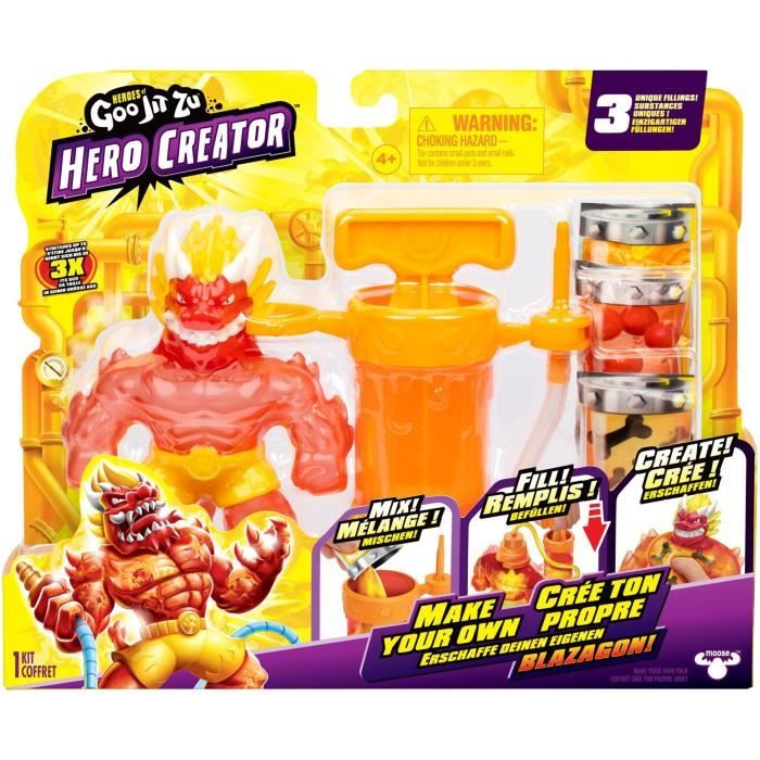 Hero Creator Blazagon 11cm Figure - HERoeS OF GOO JIT ZU - Custom Texture Creation Kit