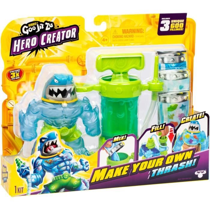 Hero Creator Thrash 11cm Figure - HERoeS OF GOO JIT ZU - Custom Texture Creation Kit