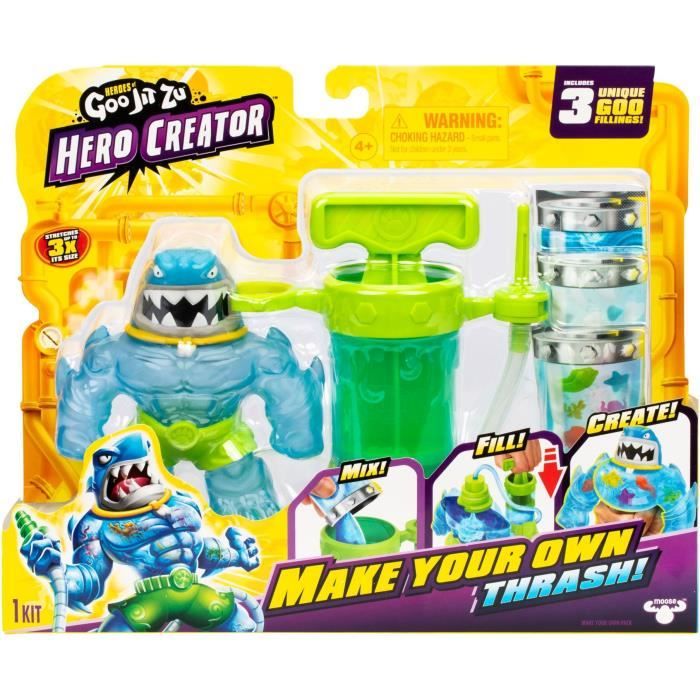 Hero Creator Thrash 11cm Figure - HERoeS OF GOO JIT ZU - Custom Texture Creation Kit