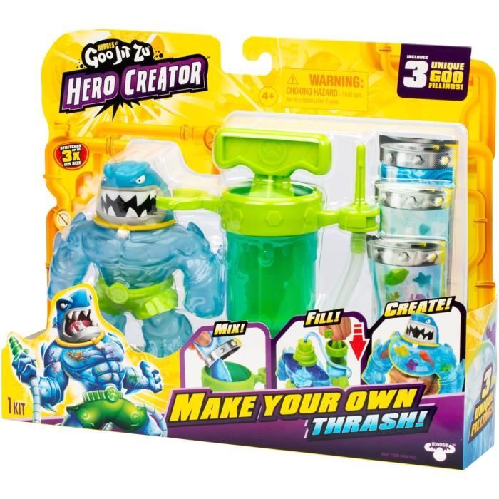 Hero Creator Thrash 11cm Figure - HERoeS OF GOO JIT ZU - Custom Texture Creation Kit