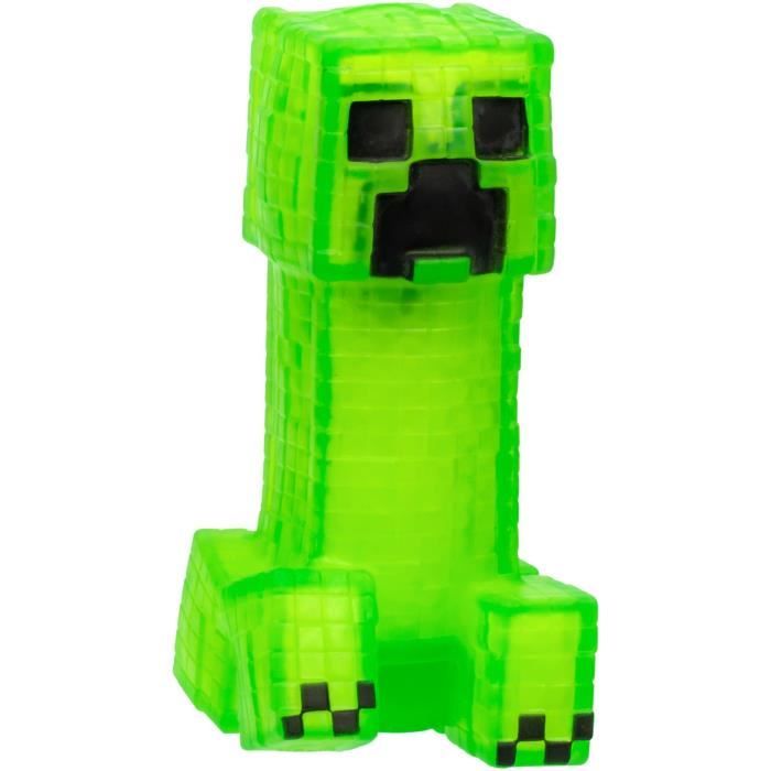 Stretchy Figure - GOO JIT ZU - Minecraft Creeper - 11 cm - Elastic Texture - 3x Stretchy