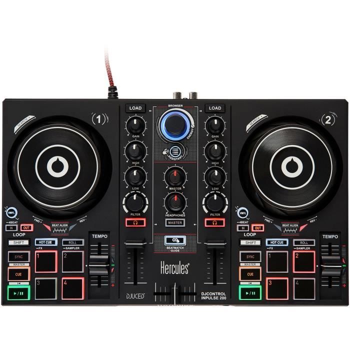 HERCULES DJLEARNING KIT MK2 - All-in-one DJ kit to learn to mix - Software and tutorials included