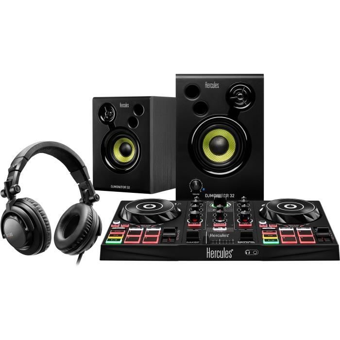 HERCULES DJLEARNING KIT MK2 - All-in-one DJ kit to learn to mix - Software and tutorials included