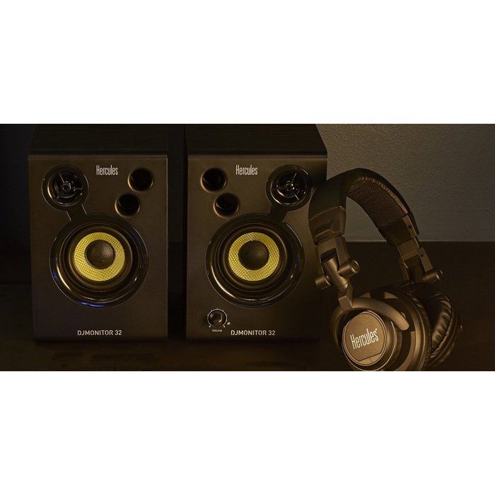 Hercules DJMonitor 32 - Active monitor speakers 2 x 15 W