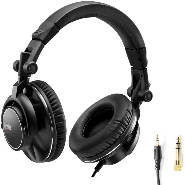 HERCULES HDP DJ60 - Circum-aural Audio Headphones - Noise Isolation - Black