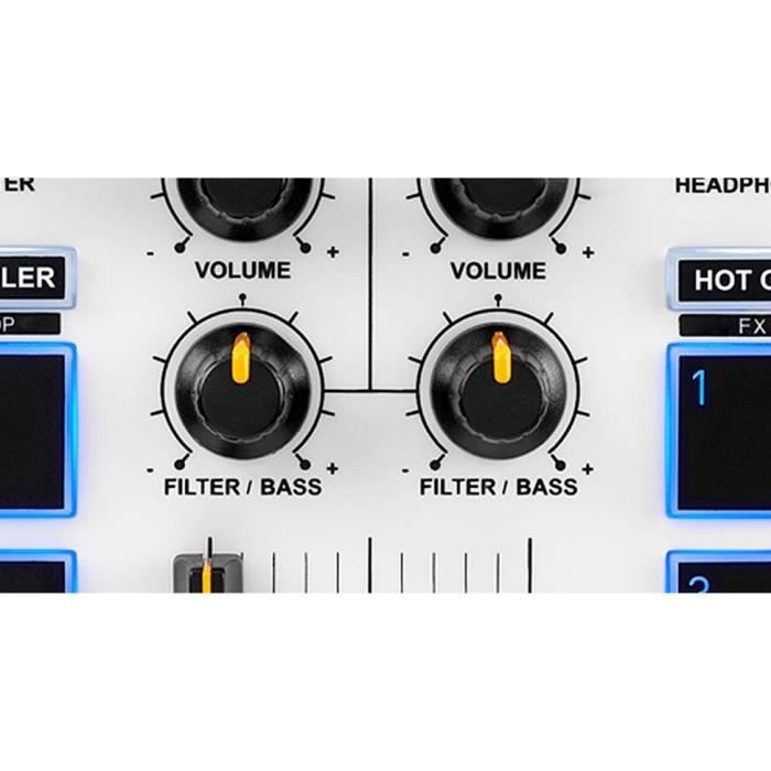 HERCULES DJControl Mix - Wireless Bluetooth DJ Controller for Smartphones (iOS and Android)