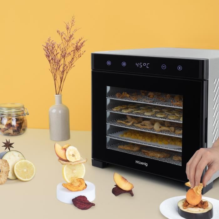Food dehydrator - HKoeNIG - DSY900 - Timer - Variable temperature - Power 650 W