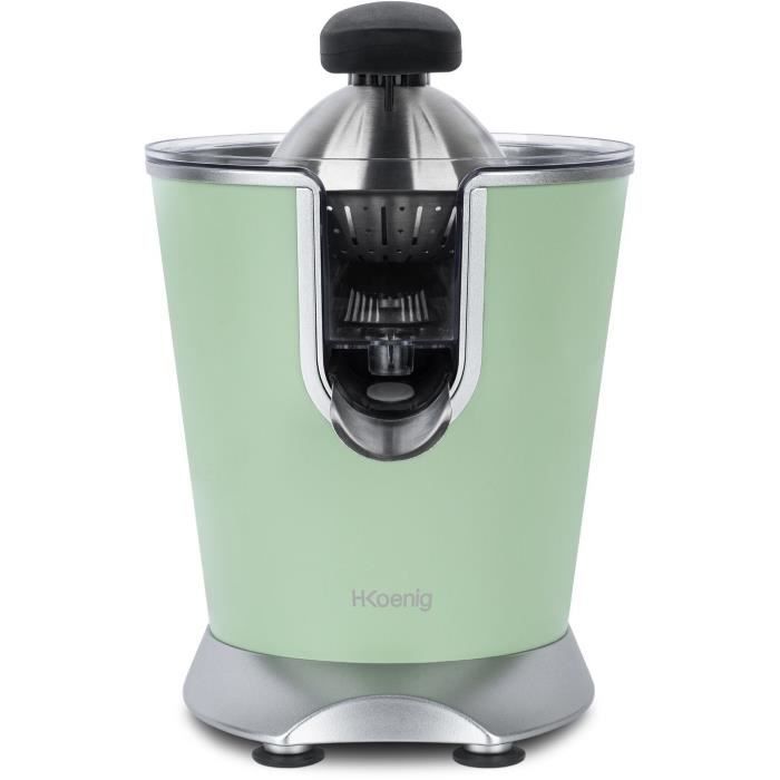 H.koenig/AGR88 - Citrus press - Power: 160W - Silent - Anti -drop system - Stainless steel body - BPA without BPA