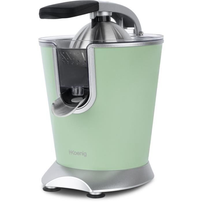 H.koenig/AGR88 - Citrus press - Power: 160W - Silent - Anti -drop system - Stainless steel body - BPA without BPA