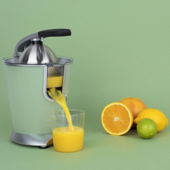 H.koenig/AGR88 - Citrus press - Power: 160W - Silent - Anti -drop system - Stainless steel body - BPA without BPA