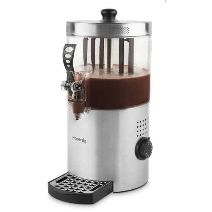 Hot chocolate dispenser - H.Koenig - SHK800 - 3 L - 1200 W - Stainless steel