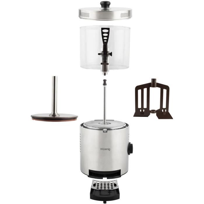 Hot chocolate dispenser - H.Koenig - SHK800 - 3 L - 1200 W - Stainless steel