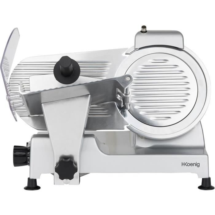 Meat slicer - H.Koenig - MSX220 - 240 W - 220 mm blade - Adjustable thickness 0-12 mm
