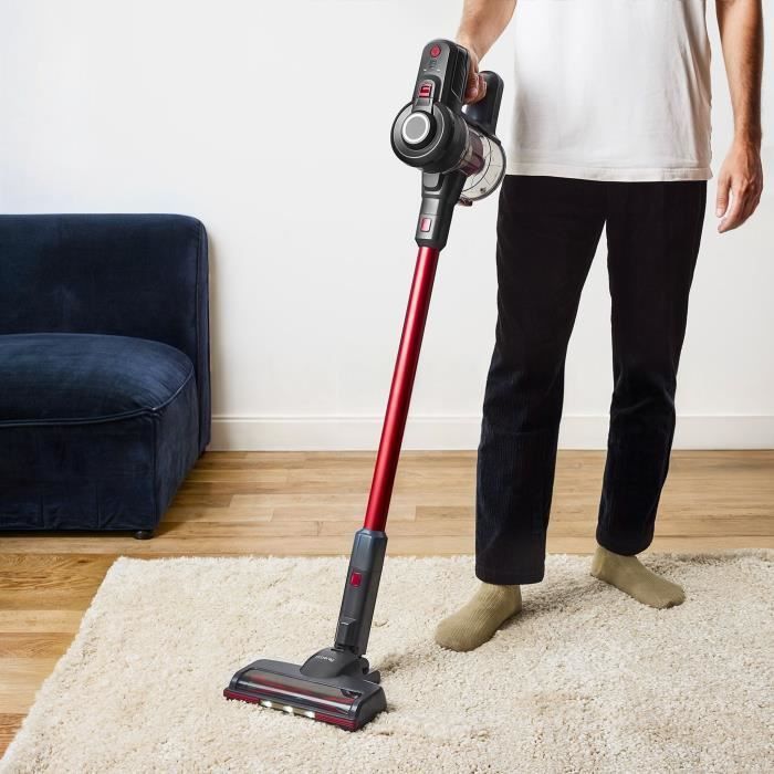 H.Koenig UP600 - Broom vacuum - Autonomy: 35 min - 22.2 V - 2 speeds - Power 120W - 3 Accessories - 0.8L