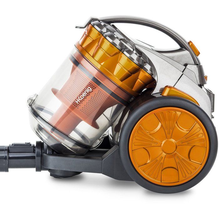 HKoeNIG Compact + bagless multicyclonic vacuum cleaner - Aluminum telescopic tube - Class A