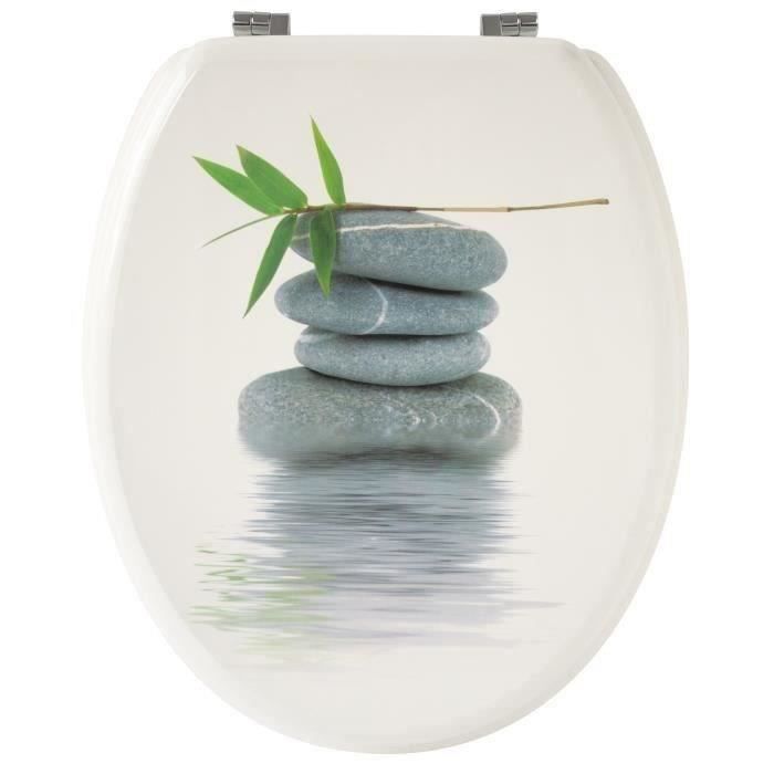 GELCO Toilet seat Gray pebbles