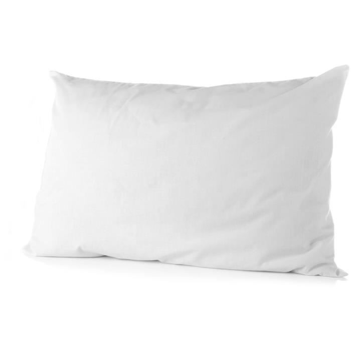 Set of 2 pillowcases - HOME LINGE PASSION - 50 x 70 cm - White