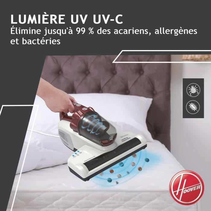 HOOVER MBC500 Special Hand Vacuum - 500W - 300 ml - Burgundy White