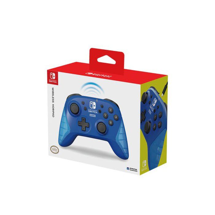 Gamepad - HORI - Nintendo Switch - 15h battery life - Blue