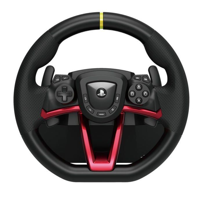 Racing Wheel - HORI - Apex - Wireless - Compatible with PS5/PS4/PC - Black and Red