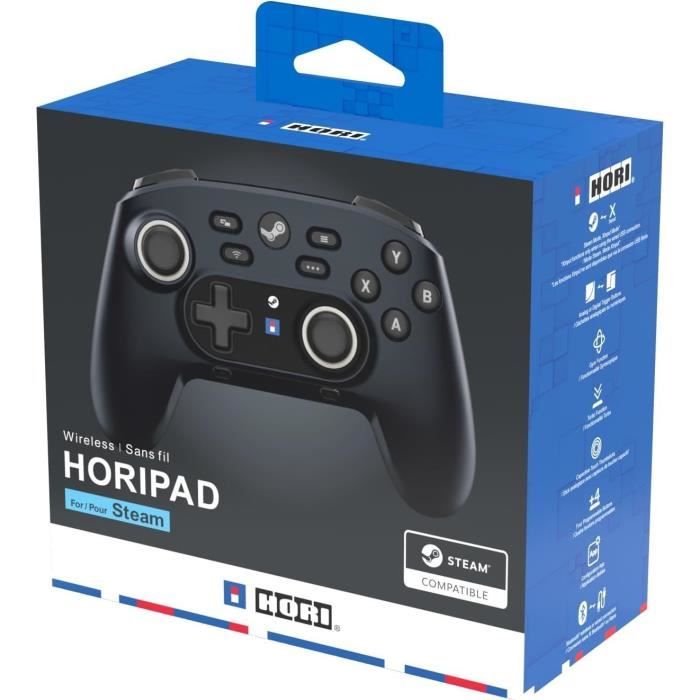 Wireless Pro Controller - HORIPAD - Midnight Black for PC - Black