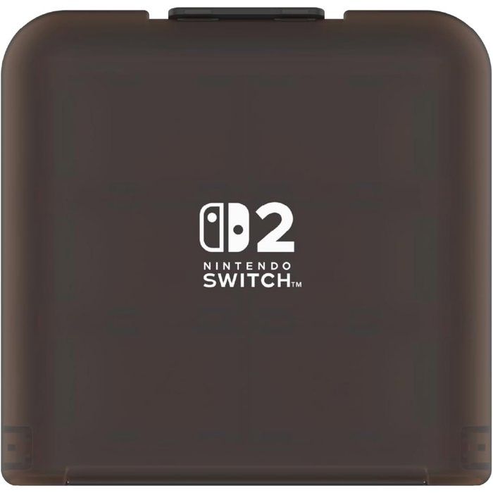 Protective and Travel Case for Video Games - Nintendo Switch 2 - Hori - Shock-Resistant - Scratch-Resistant - 24 Compartments - Black