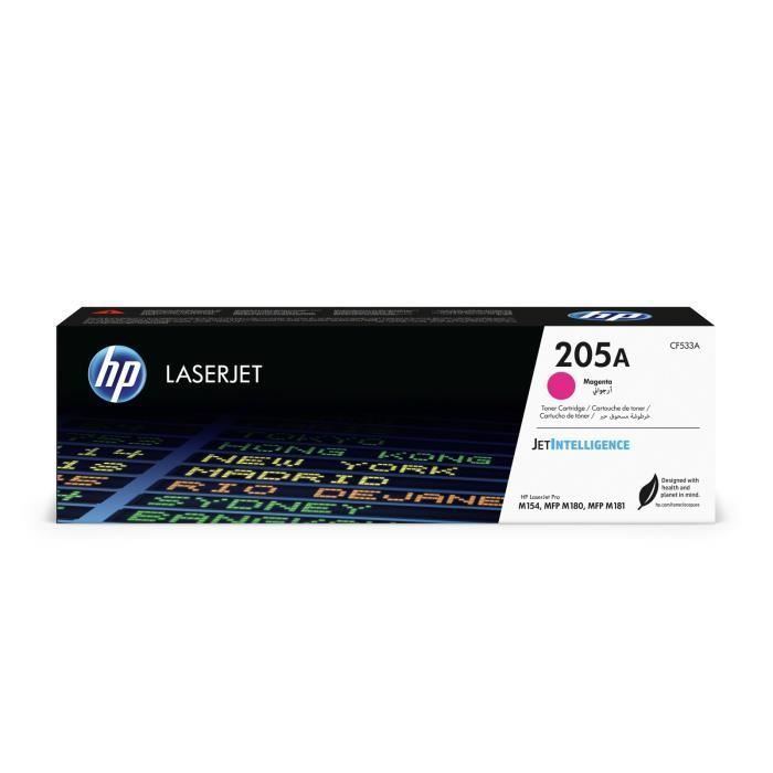 HP 205A Genuine LaserJet Toner Magenta (CF533A) for HP Color LaserJet Pro M154 / M180 / M181