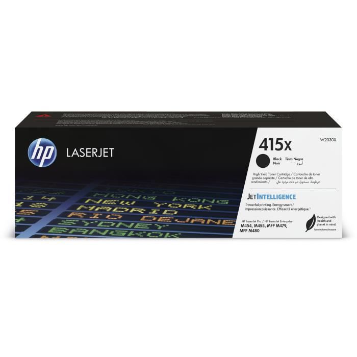 Original HP 415X High Yield Black Toner Cartridge (W2030X)