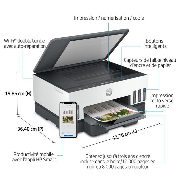 HP Smart Tank 7005 Color Ink Tank All-in-One Printer