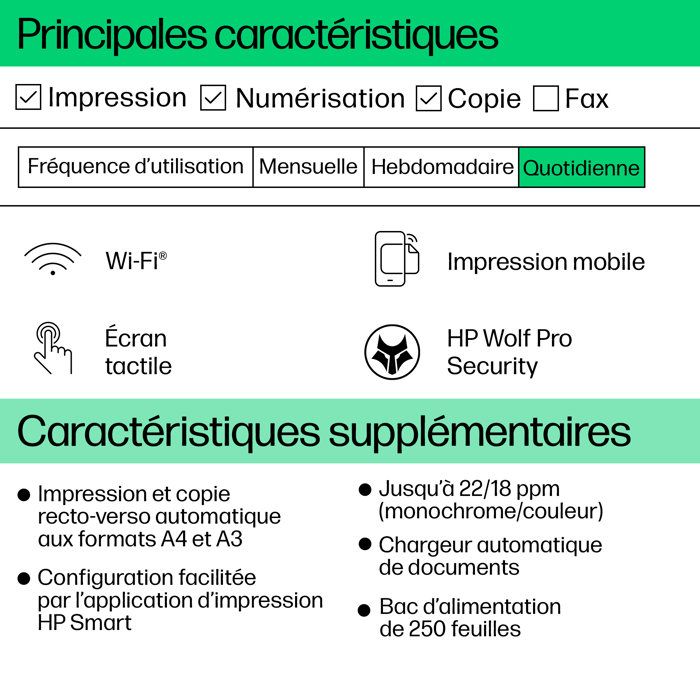 HP OfficeJet Pro 9720e A3 All-in-One Duplex Printer, 3 months Instant Ink included with HP+