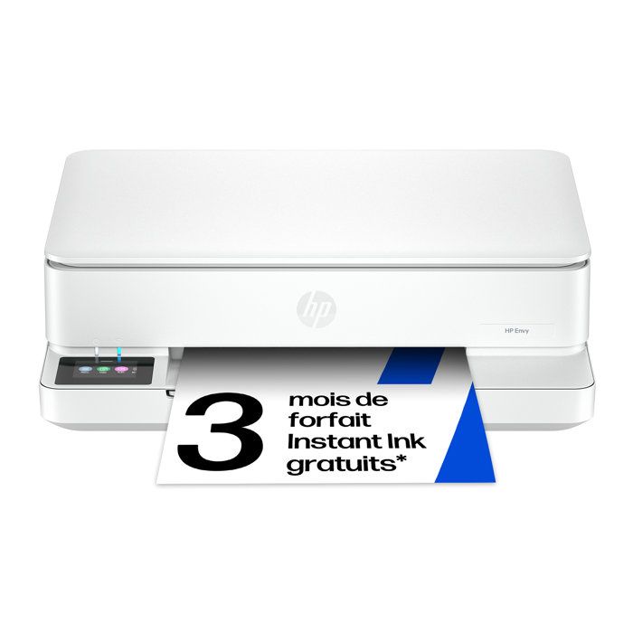 HP Envy 6110e Color Inkjet All-in-One Printer - Copy Scan - 3 months of Instant Ink included with HP+