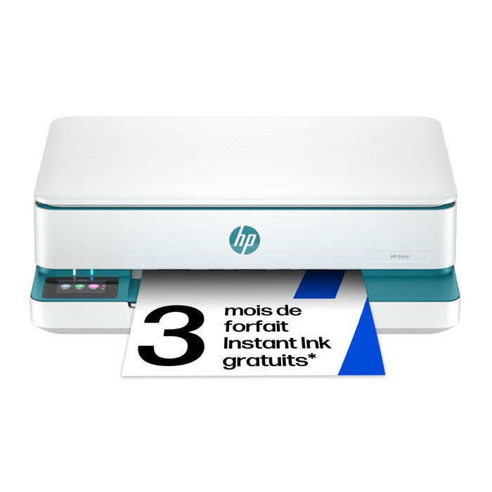 HP Envy 6122e Color Inkjet All-in-One Printer - Copy Scan - 3 months of Instant ink included with HP+