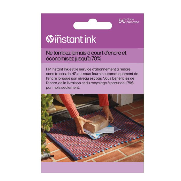 HP Instant Ink Prepaid Card - Original HP Cartridge Delivery Subscription