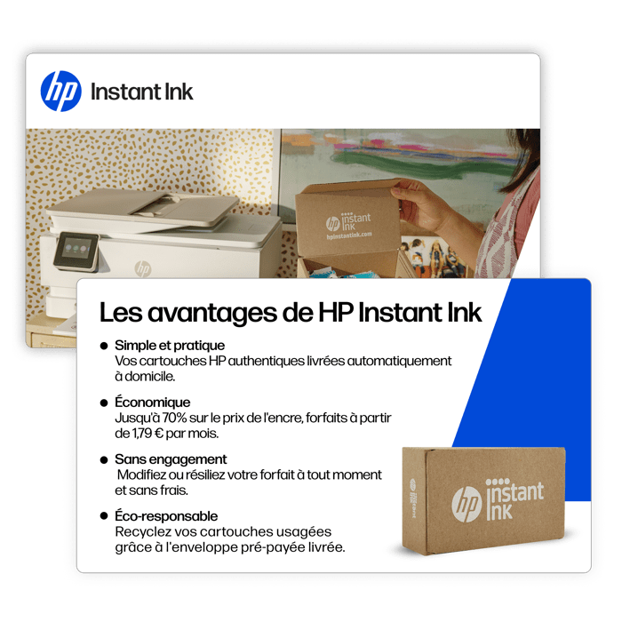HP Instant Ink Prepaid Card - Original HP Cartridge Delivery Subscription